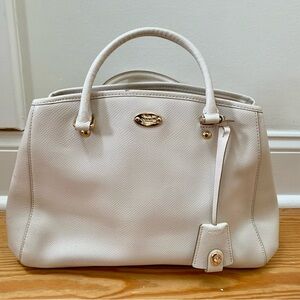 Coach Elegant Cream Handbag